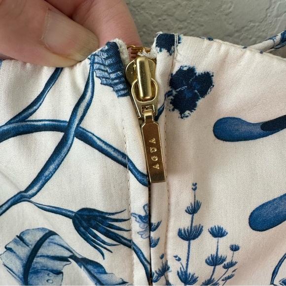 AGUA BY AGUA BENDITA Lima Mini Floral Dress SZ L - Picture 12 of 15